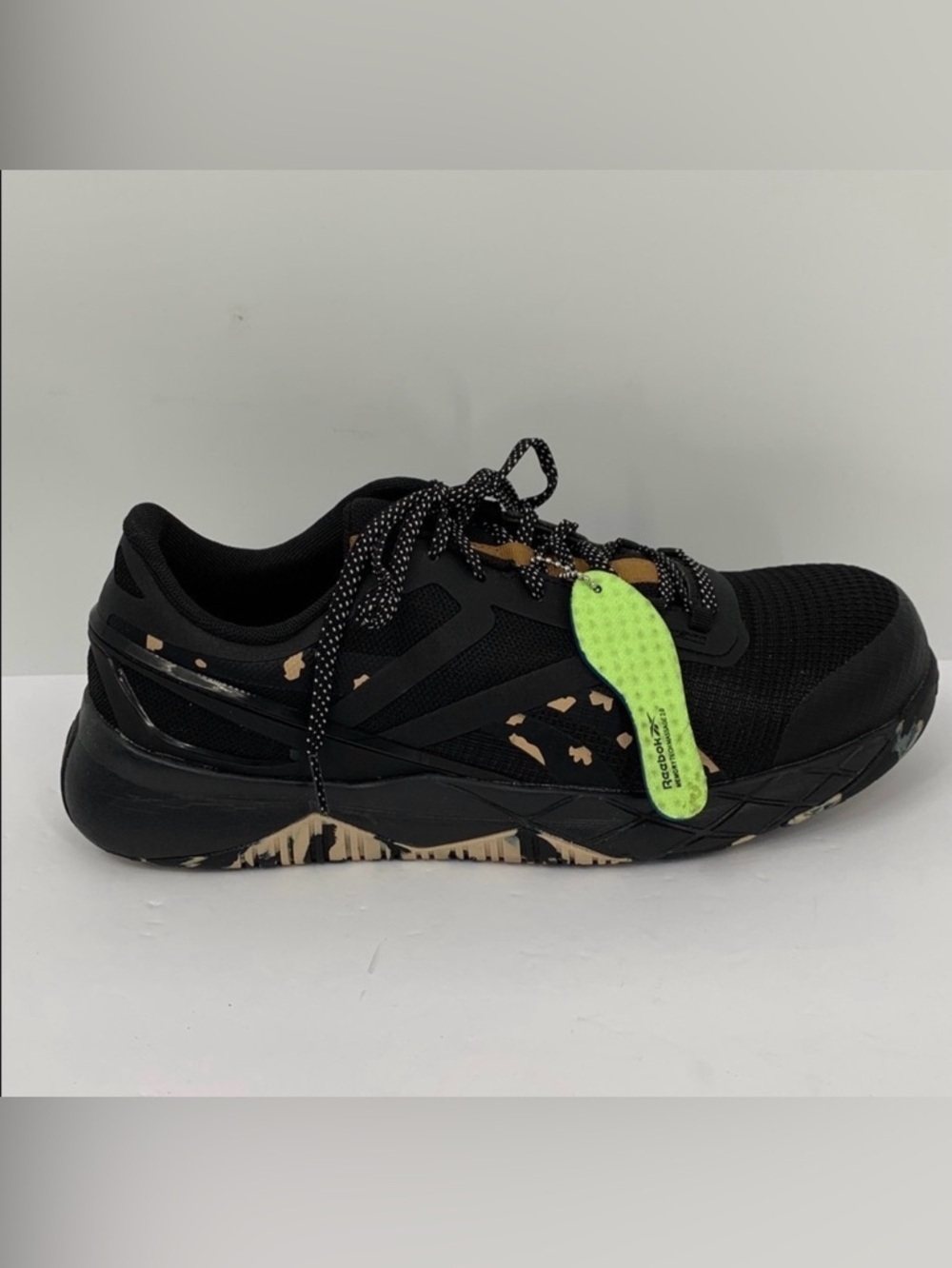 Reebok Nanoflex Work sneakers shoe composite toe RB366 lace-up black women 11